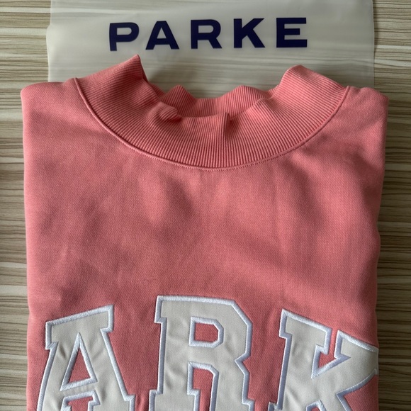 Parke Jean Heart Varsity Mockneck Sizes: S/M - Picture 5 of 5